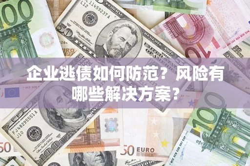 北京企业逃债如何防范？风险有哪些解决方案？