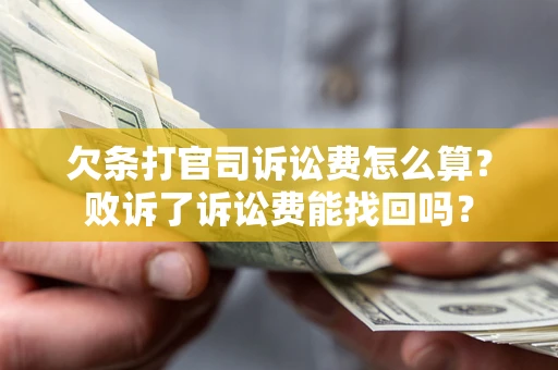 北京欠条打官司诉讼费怎么算？败诉了诉讼费能找回吗？
